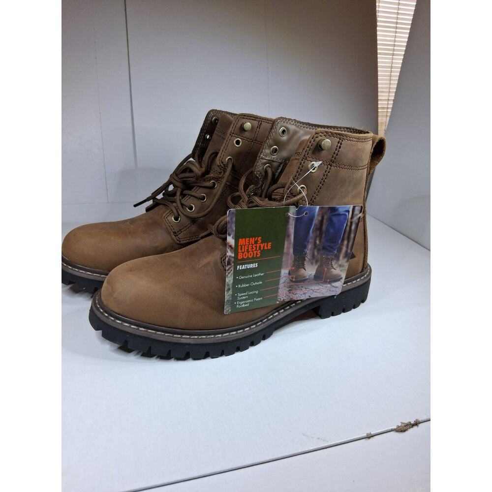 Ozark Trail Men's Range Clean Toe Mountain Hiking Boots - Size 7